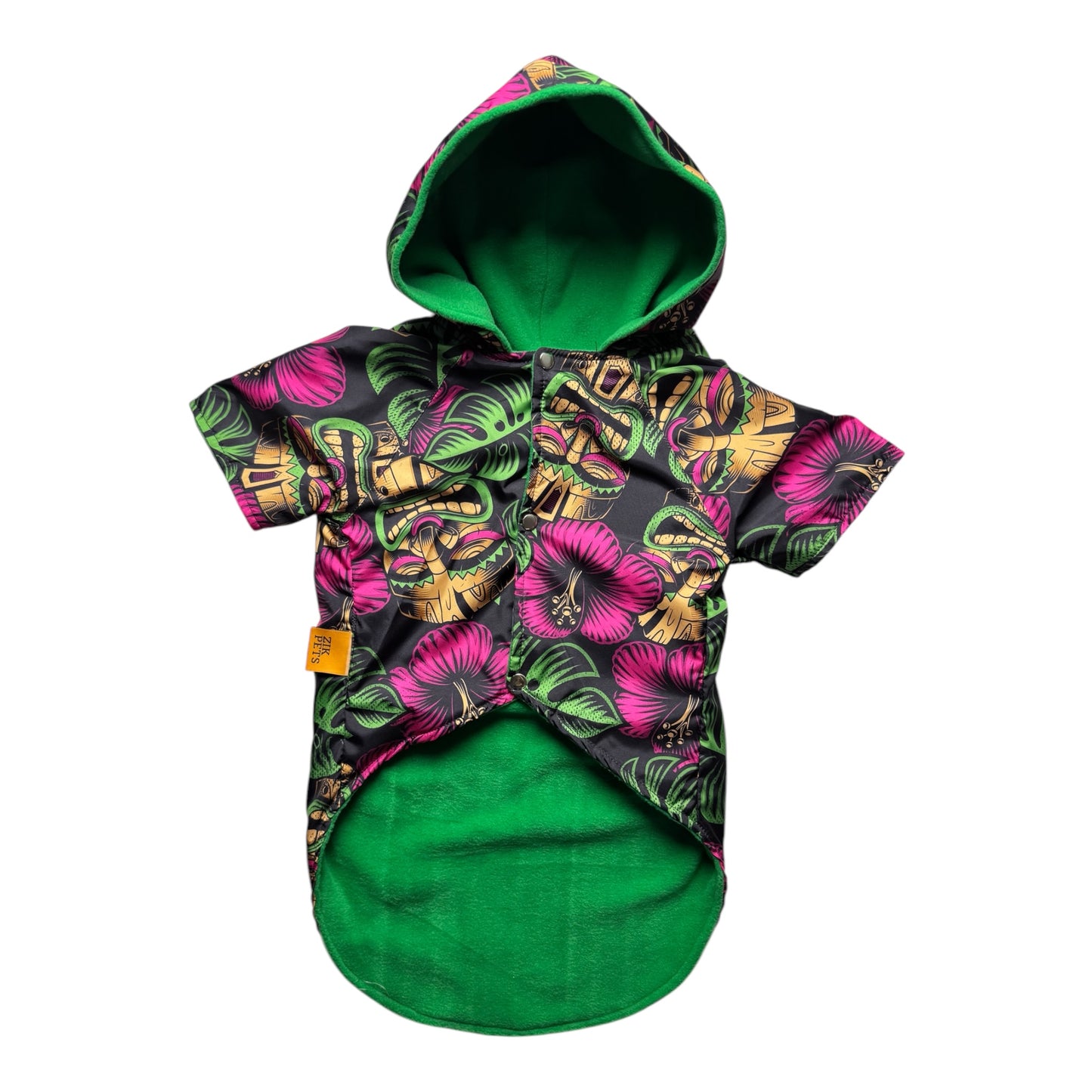 Masked Bloom Raincoat