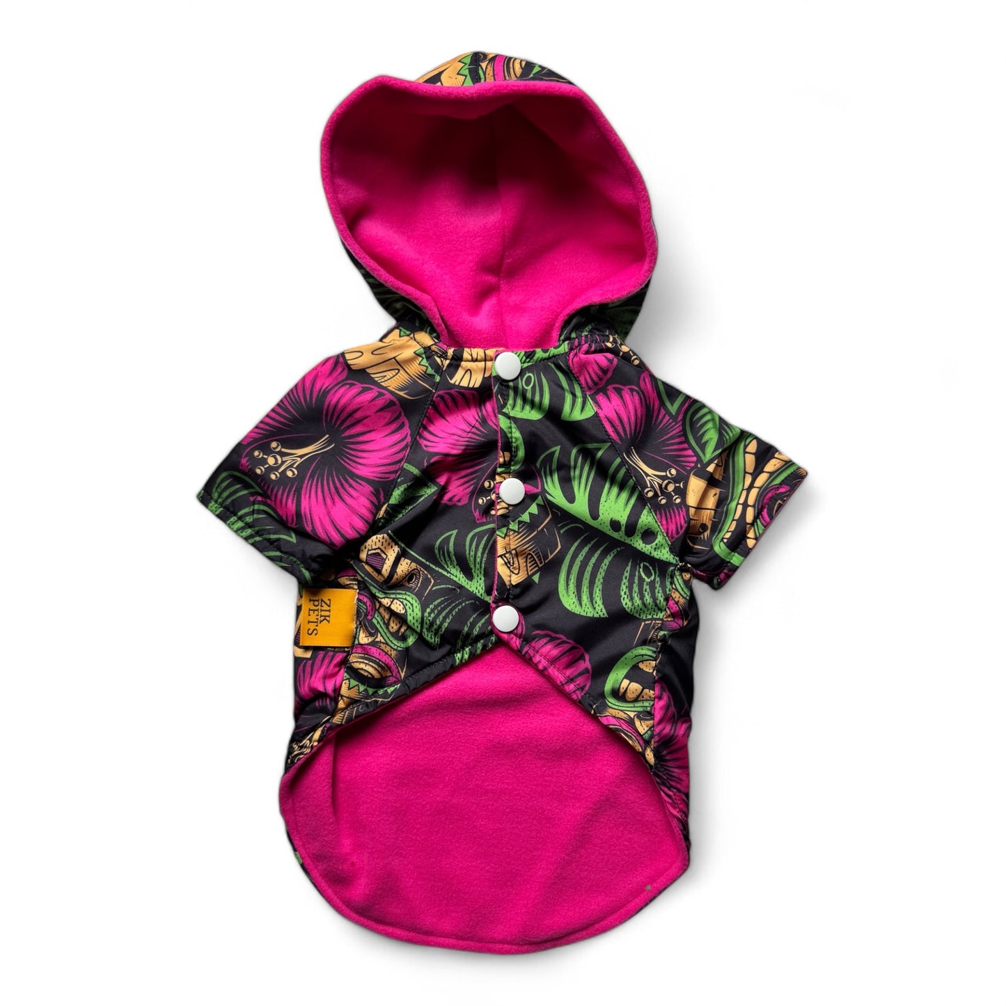 Masked Bloom Raincoat