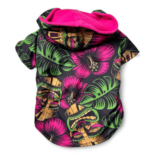 Masked Bloom Raincoat