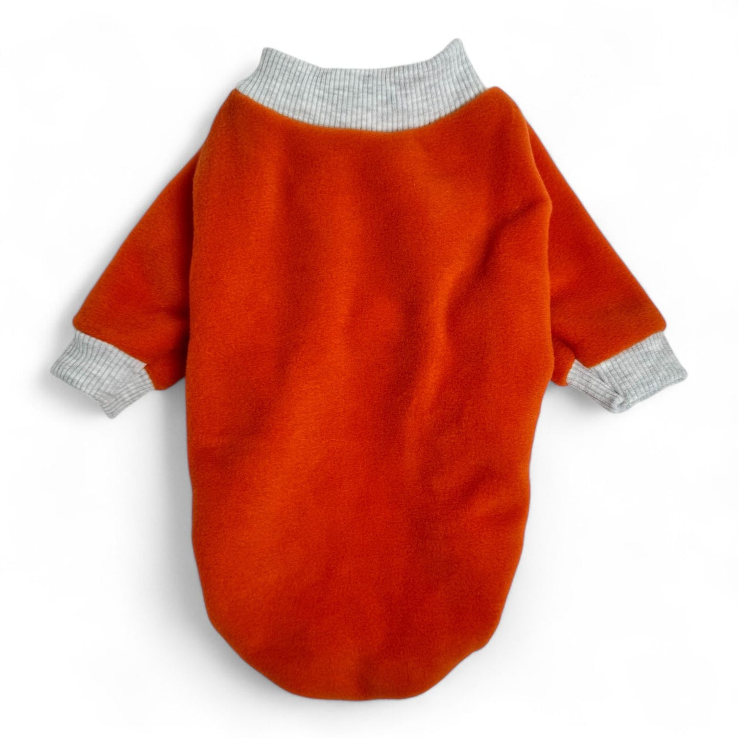 Orange Plain Sweater