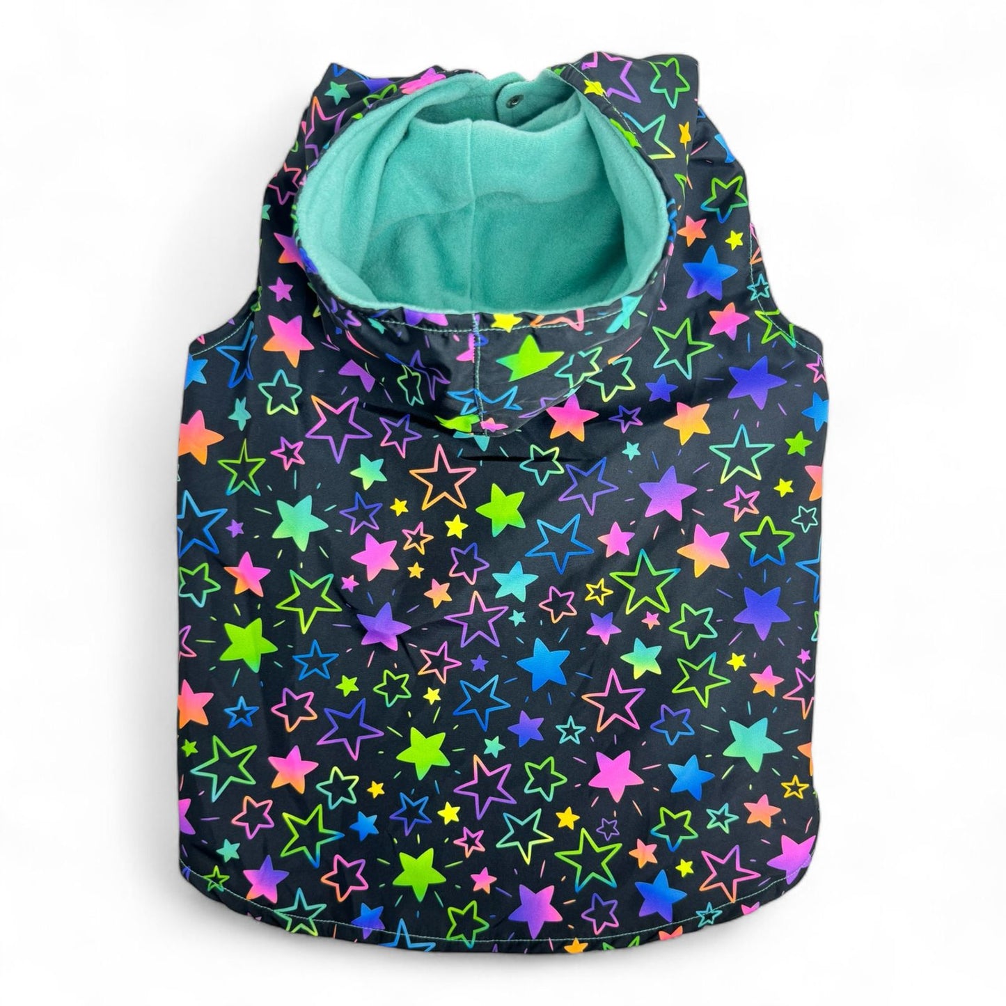 Cosmic Sleeveless Raincoat