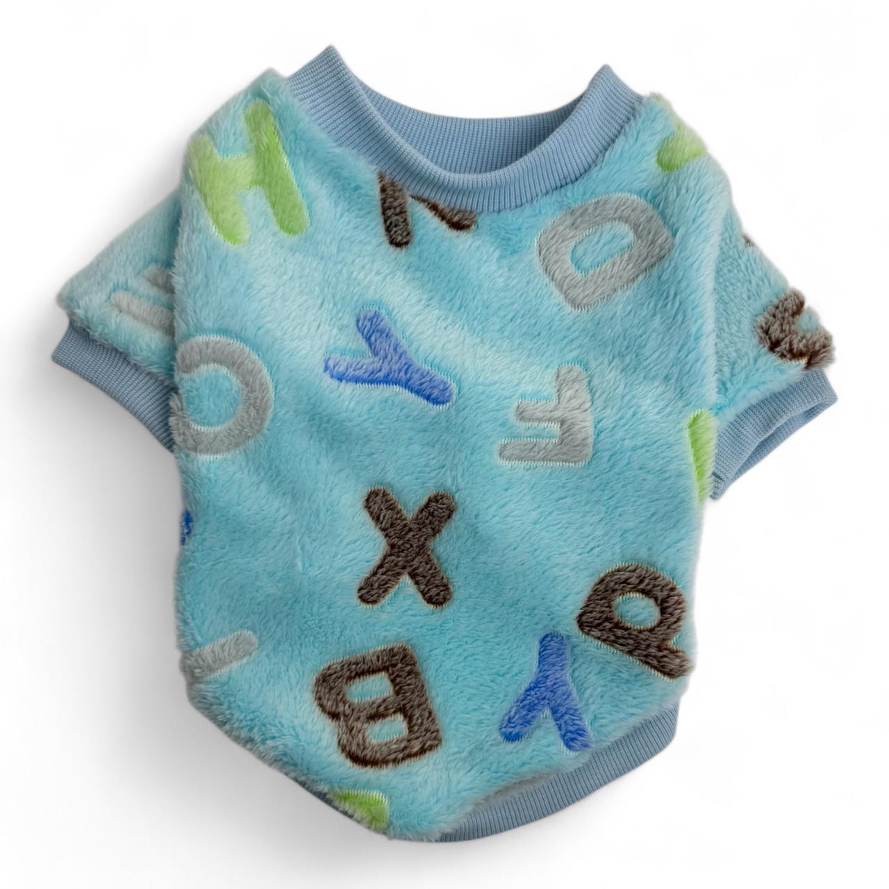 Fluffy Alphabet Sweater